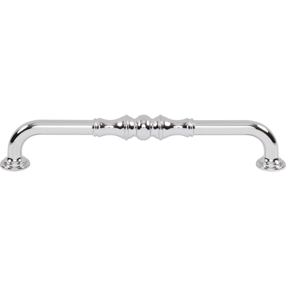 Top Knobs TK3434PC: 7-9/16" cc Bayridge Cabinet Pull - Polished Chrome