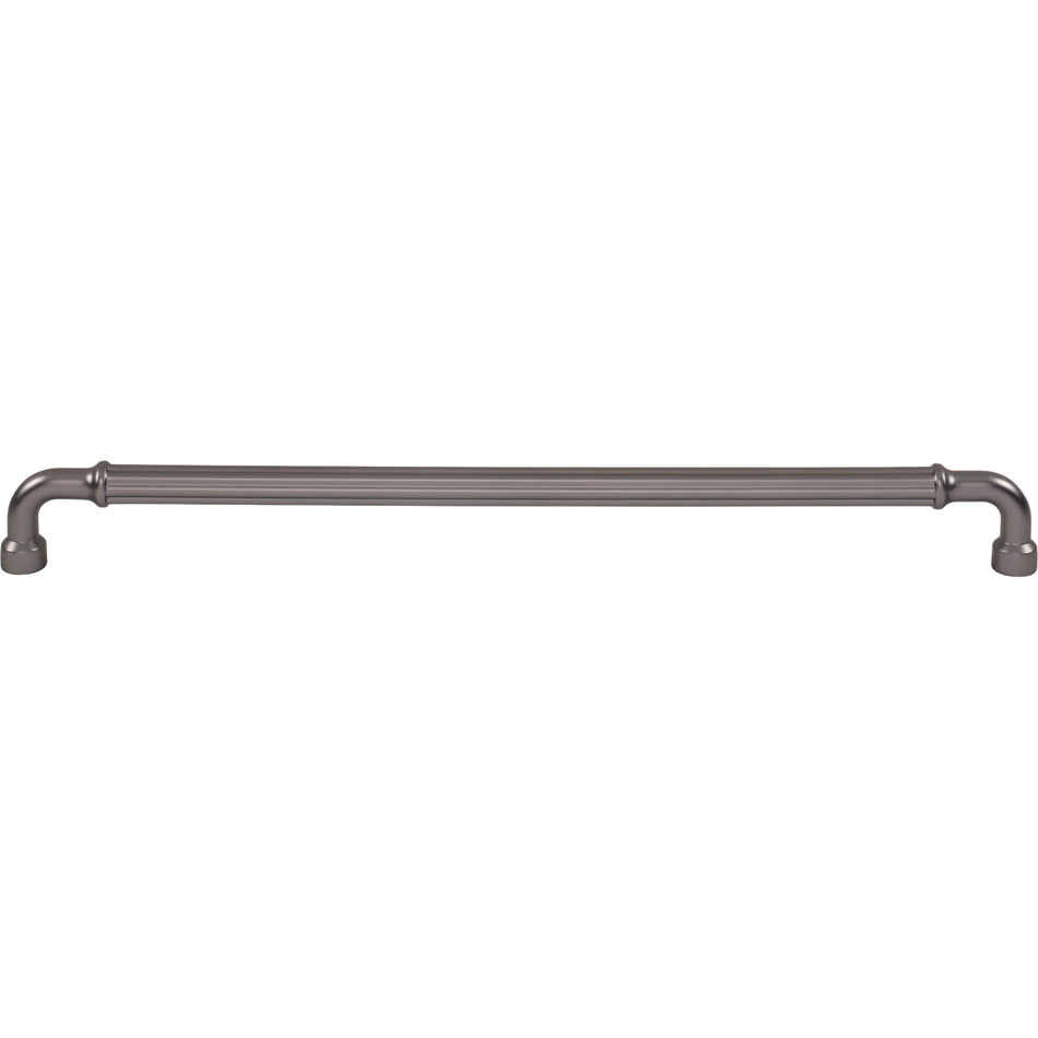 Top Knobs TK3407AG: 12" cc Pemberton Cabinet Pull - Ash Gray