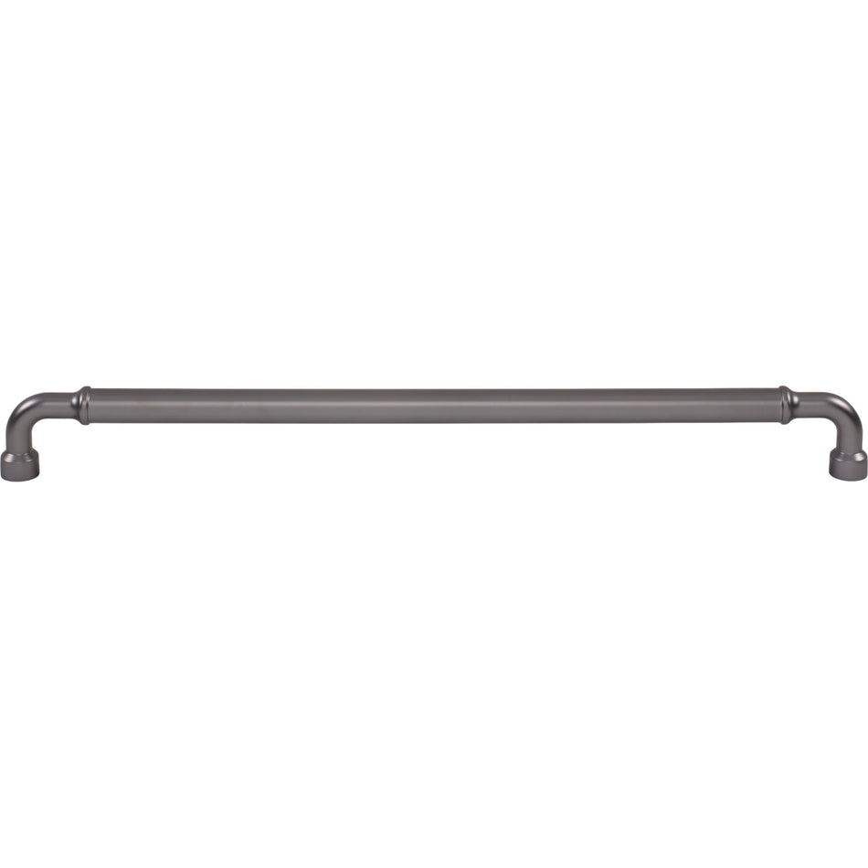 Top Knobs TK3418AG: 12" cc Lavington Cabinet Pull - Ash Gray