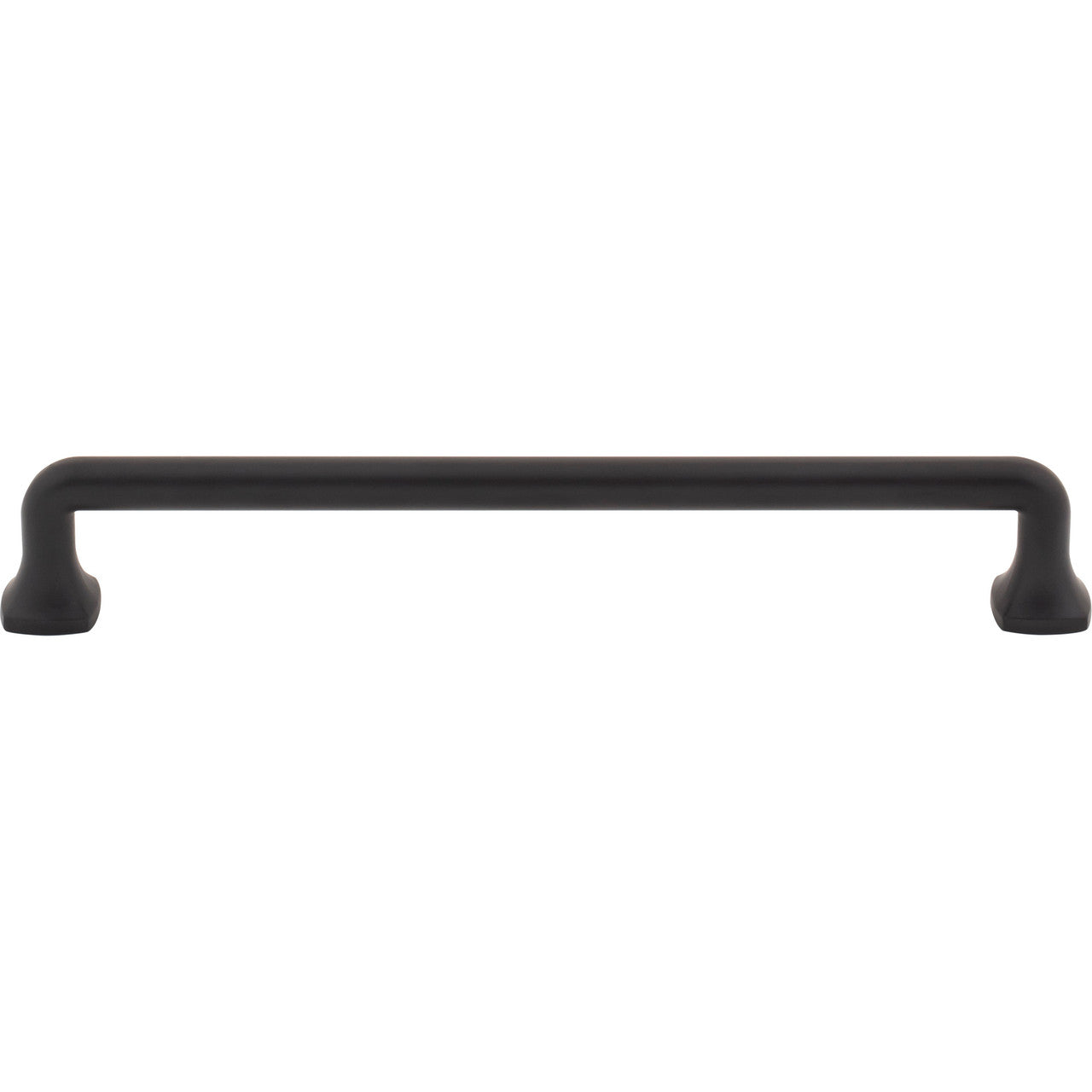 Jeffrey Alexander 663-192MB: 192mm cc Griffin Bar Cabinet Pull - Matte Black