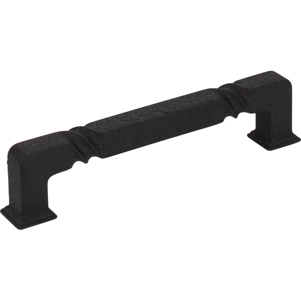Jeffrey Alexander 602-128BLK: 128mm cc Tahoe Square Bar Cabinet Pull - Black