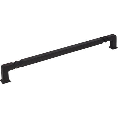 Jeffrey Alexander 602-12BLK: 12" cc Tahoe Square Bar Appliance Pull - Black