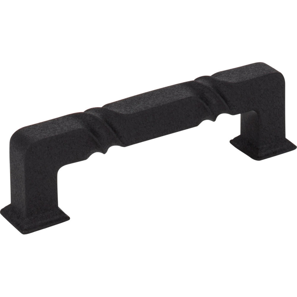 Jeffrey Alexander 602-96BLK: 96mm cc Tahoe Square Bar Cabinet Pull - Black