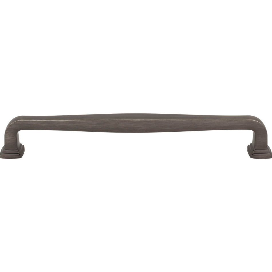 Jeffrey Alexander 782-12BNBDL: 12" cc Fontana Appliance Pull - Brushed Pewter