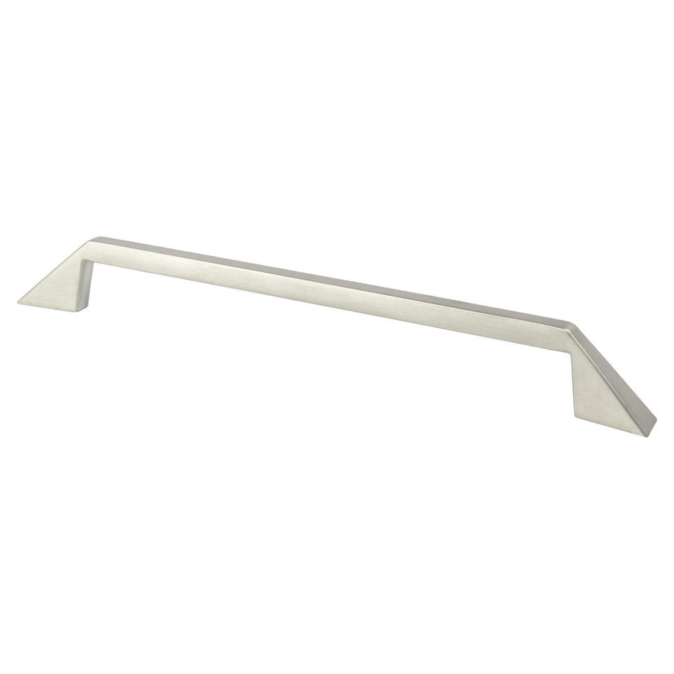 R. Christensen 6074-1BPN-C: 192mm cc Right Cabinet Pull - Brushed Nickel