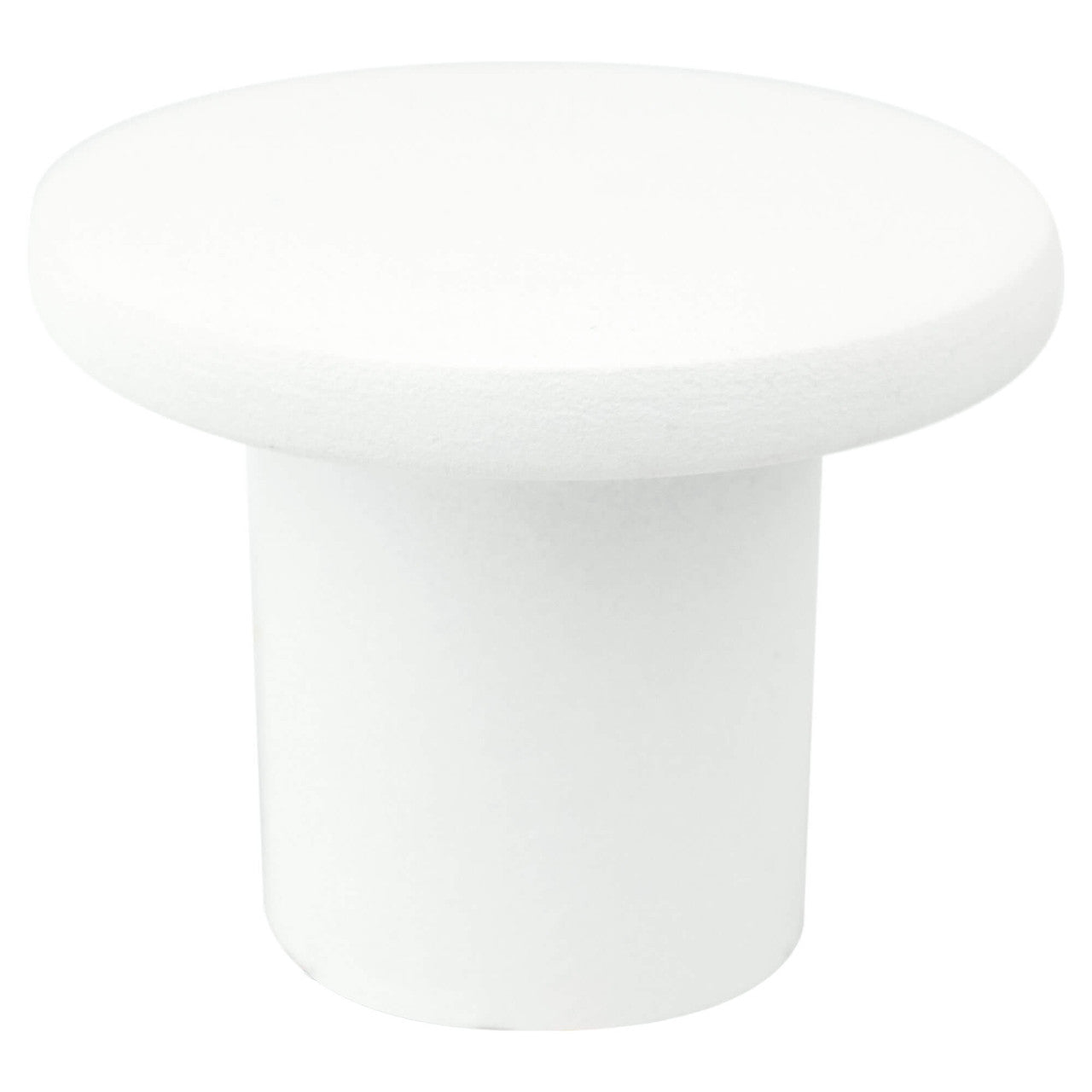 R. Christensen 6082-1048-C: 1-9/32" Disc Cabinet Knob - White