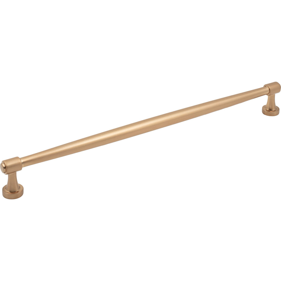 Jeffrey Alexander 132-305SBZ: 305mm cc Jules Bar Cabinet Pull - Satin Bronze