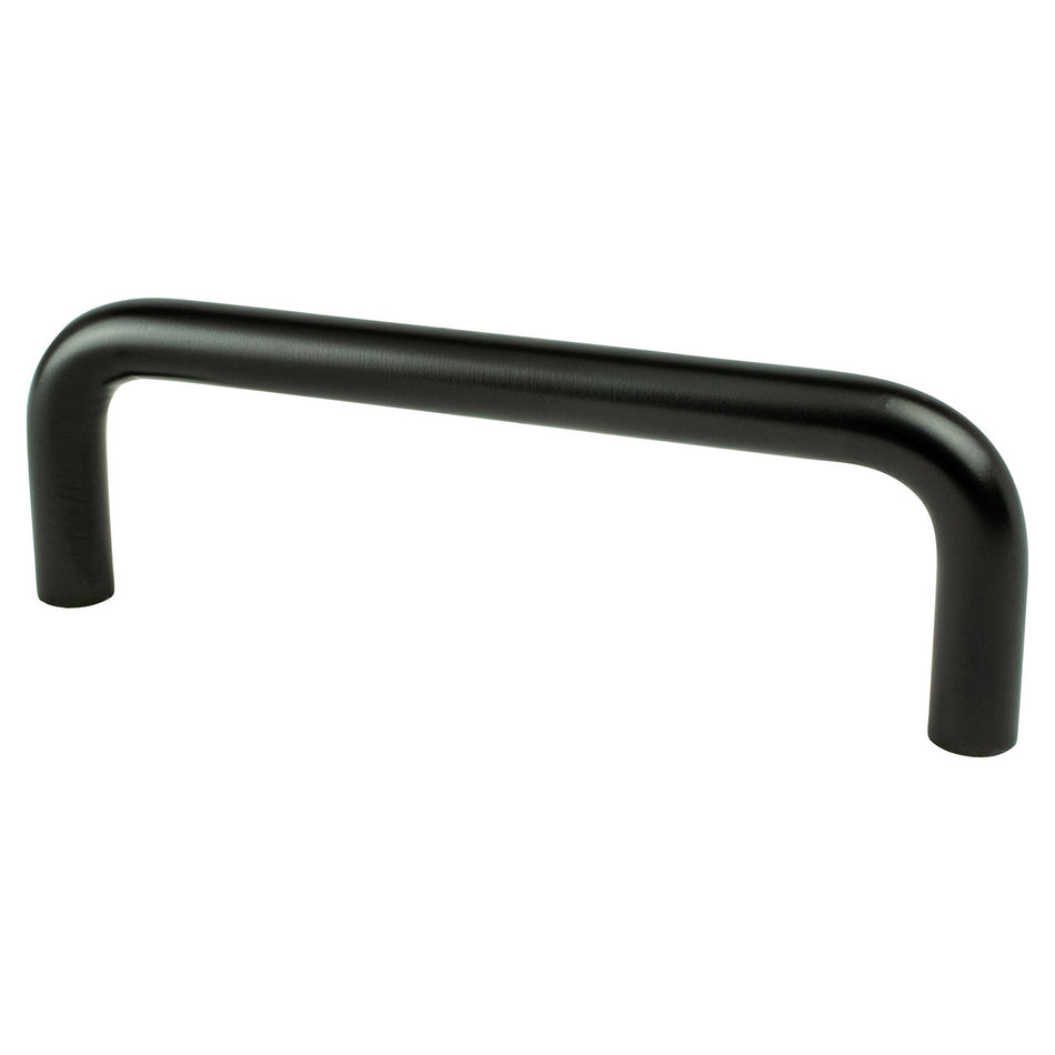 Berenson 6128-2055: 3-1/2" cc Advantage Wire Pulls Cabinet Pull - Matte Black