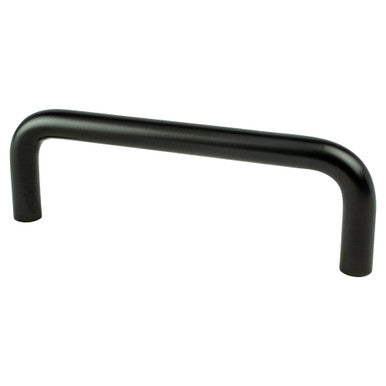 Berenson 6128-2055: 3-1/2" cc Advantage Wire Pulls Cabinet Pull - Matte Black