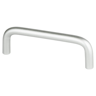 Berenson 6134-4SAL: 3-1/2" cc Advantage Wire Pulls Cabinet Pull - Satin Aluminum