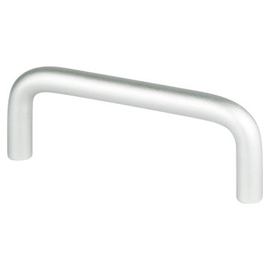 Berenson 6135-4SAL: 3" cc Advantage Wire Pulls Cabinet Pull - Satin Aluminum