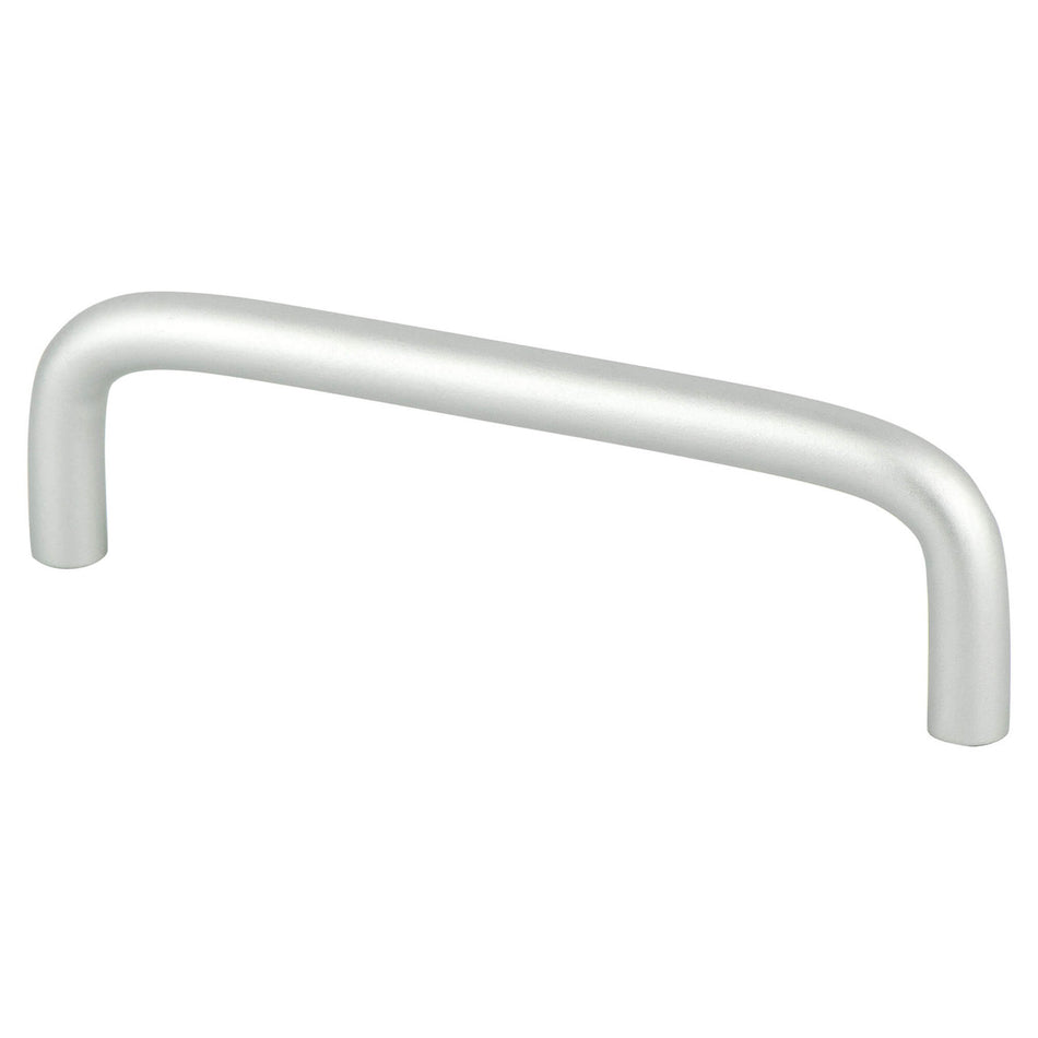 Berenson 6137-4SAL: 96mm cc Advantage Wire Pulls Cabinet Pull - Satin Aluminum