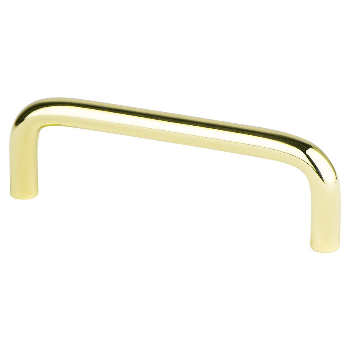 Berenson 6152-203: 3-1/2" cc Advantage Wire Pulls Cabinet Pull - Polished Brass