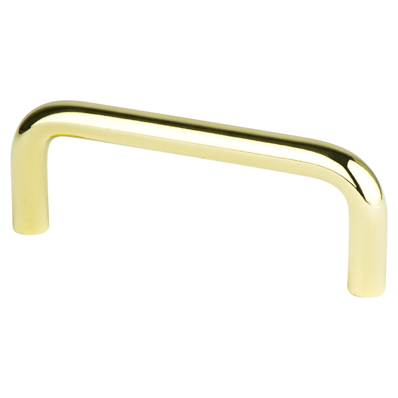 Berenson 6153-203: 3" cc Advantage Wire Pulls Cabinet Pull - Polished Brass