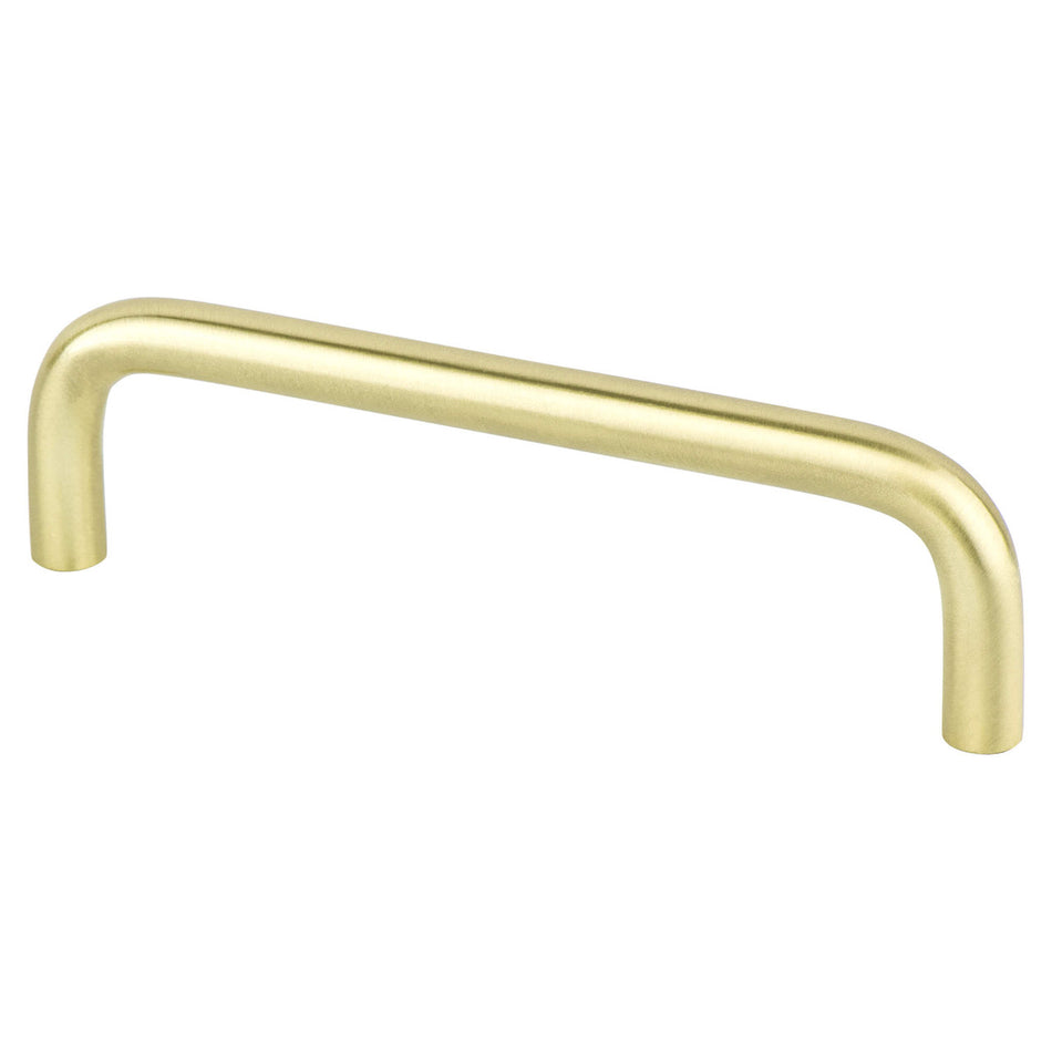 Berenson 6160-2SB: 4" cc Advantage Wire Pulls Cabinet Pull - Satin Brass