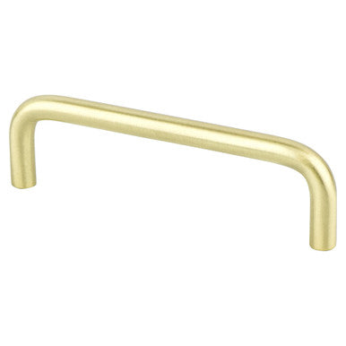 Berenson 6161-2SB: 96mm cc Advantage Wire Pulls Cabinet Pull - Satin Brass