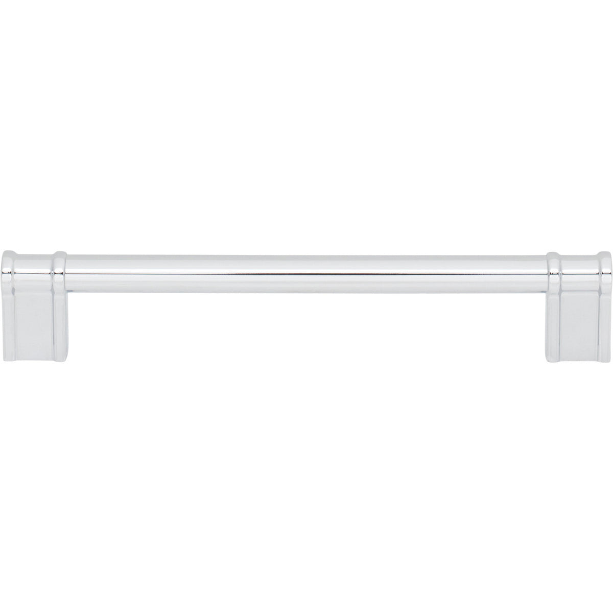Top Knobs TK3384PC: 6-5/16" Newburn D-Handle Cabinet Pull - Polished Chrome