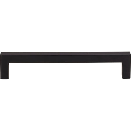 Elements 625-128MB: 128 mm cc Stanton Square Bar Cabinet Pull - Matte Black