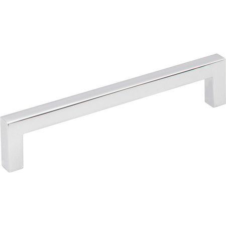 Elements 625-128PC: 128 mm cc Stanton Square Bar Cabinet Pull - Polished Chrome