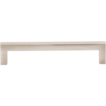 Elements 625-128SN: 128 mm cc Stanton Square Bar Cabinet Pull - Satin Nickel