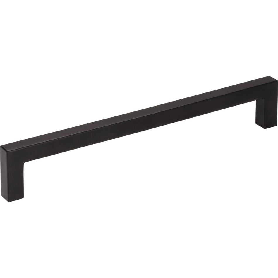 Elements 625-160MB: 160 mm cc Stanton Square Bar Cabinet Pull - Matte Black