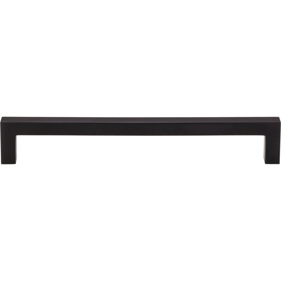 Elements 625-160MB: 160 mm cc Stanton Square Bar Cabinet Pull - Matte Black