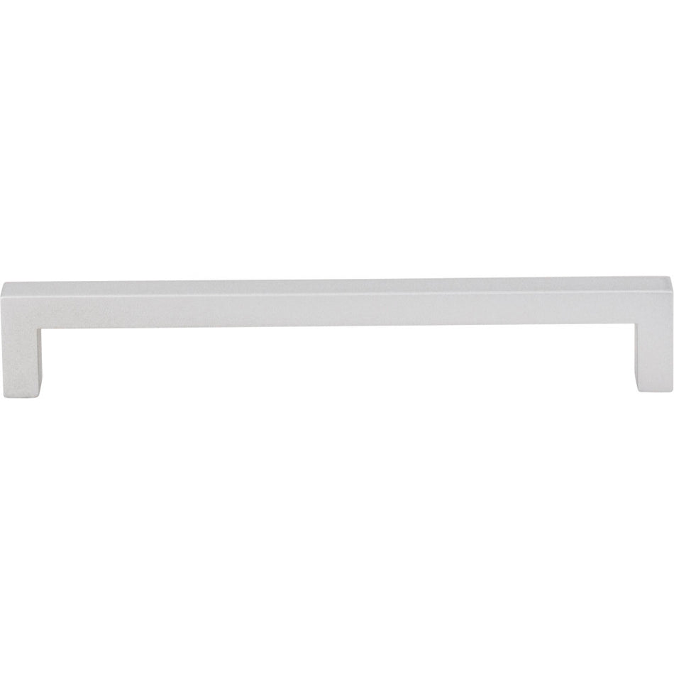 Elements 625-160MS: 160 mm cc Stanton Square Bar Cabinet Pull - Matte Silver