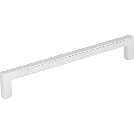 Elements 625-160PC: 160 mm cc Stanton Square Bar Cabinet Pull - Polished Chrome