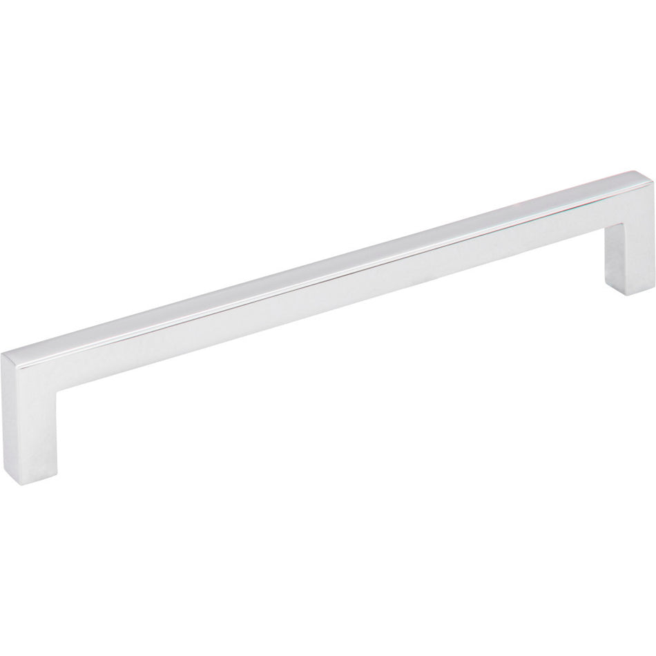 Elements 625-160PC: 160 mm cc Stanton Square Bar Cabinet Pull - Polished Chrome