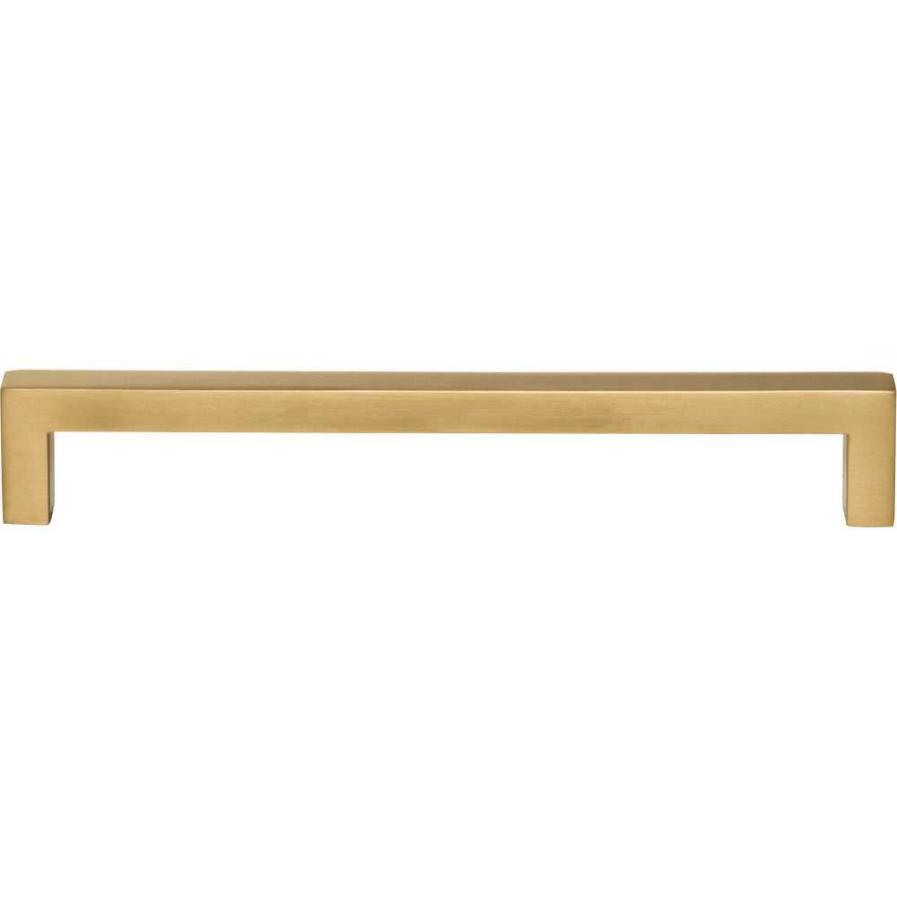 Elements 625-160SBZ: 160 mm cc Stanton Square Bar Cabinet Pull - Satin Bronze