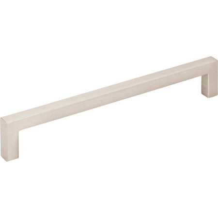 Elements 625-160SN: 160 mm cc Stanton Square Bar Cabinet Pull - Satin Nickel