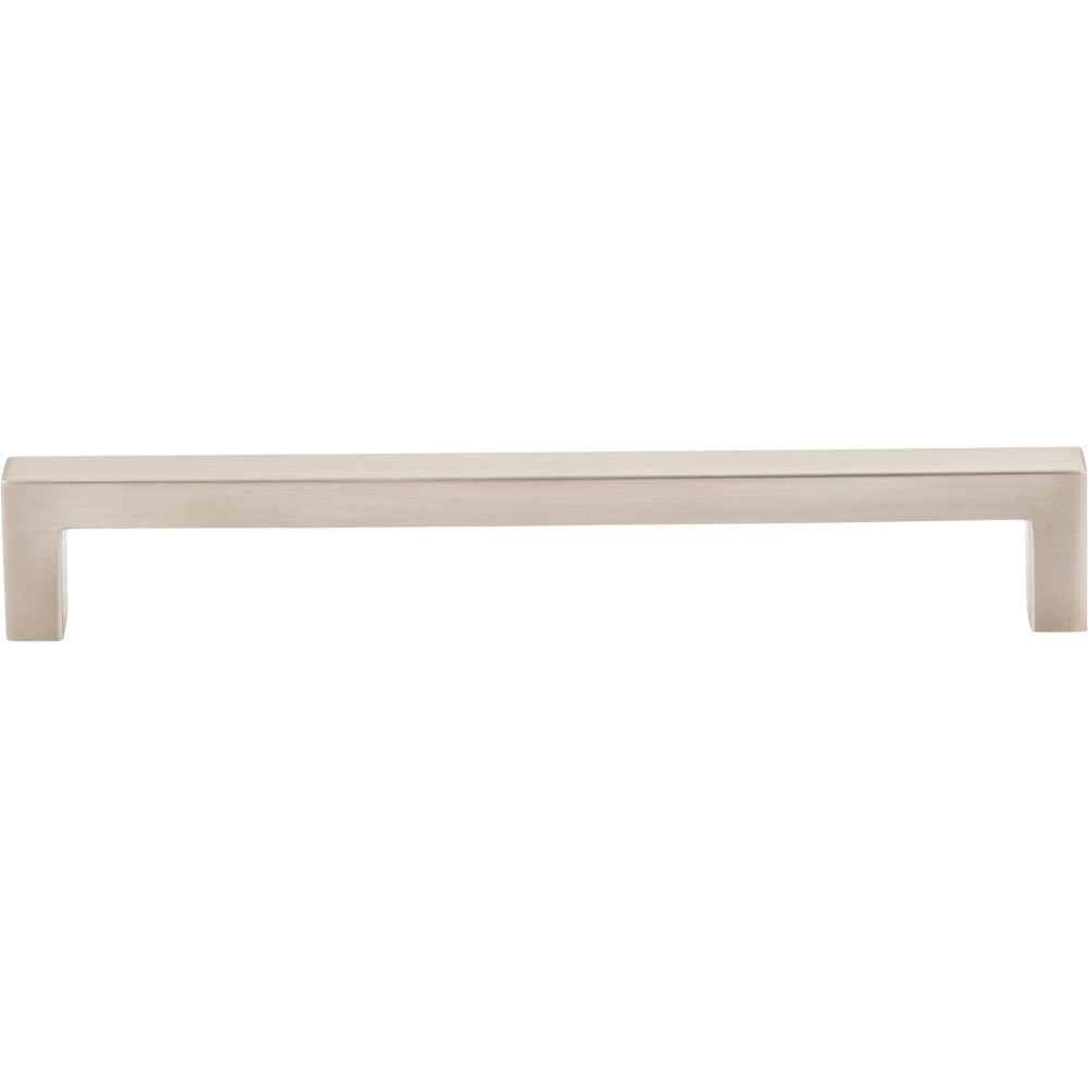Elements 625-160SN: 160 mm cc Stanton Square Bar Cabinet Pull - Satin Nickel