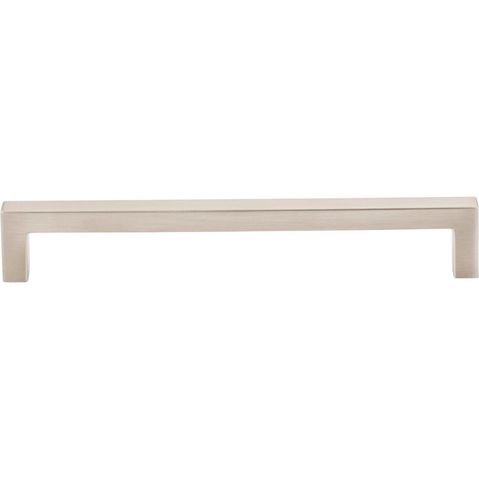 Elements 625-160SN: 160 mm cc Stanton Square Bar Cabinet Pull - Satin Nickel