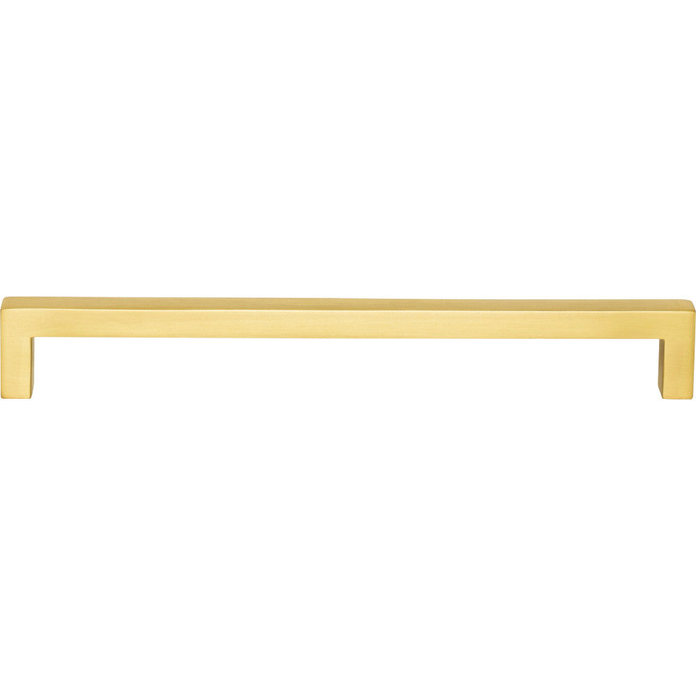 Elements 625-192BG: 192 mm cc Stanton Square Bar Cabinet Pull - Brushed Gold