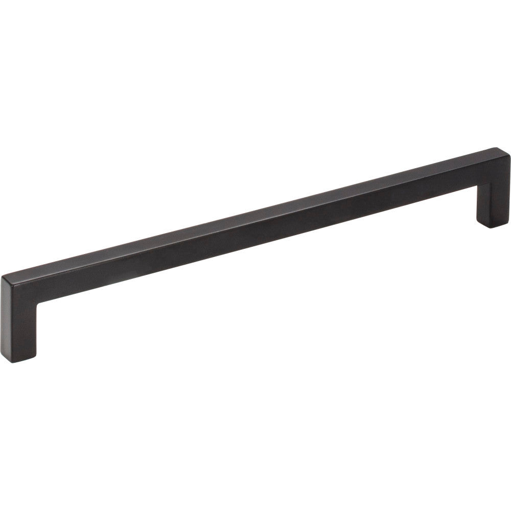Elements 625-192MB: 192 mm cc Stanton Square Bar Cabinet Pull - Matte Black