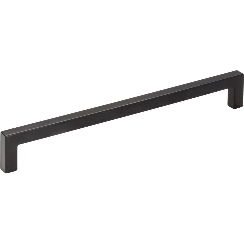 Elements 625-192MB: 192 mm cc Stanton Square Bar Cabinet Pull - Matte Black
