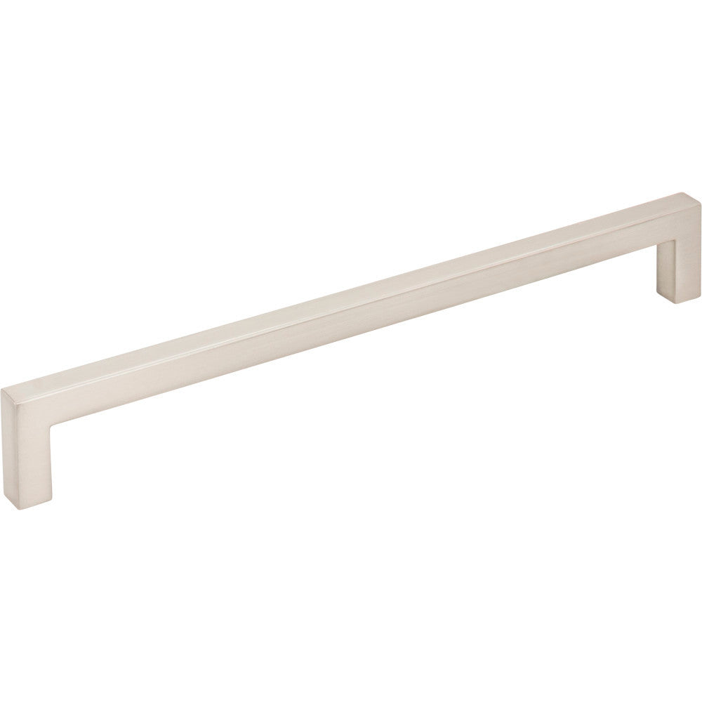 Elements 625-192SN: 192 mm cc Stanton Square Bar Cabinet Pull - Satin Nickel