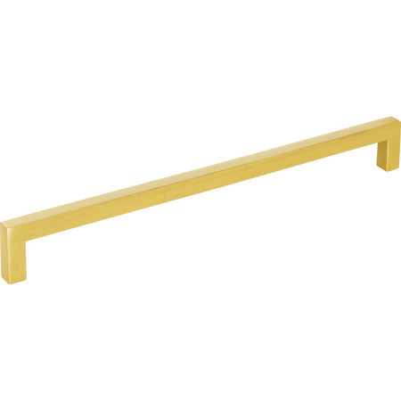 Elements 625-224BG: 224 mm cc Stanton Square Bar Cabinet Pull - Brushed Gold