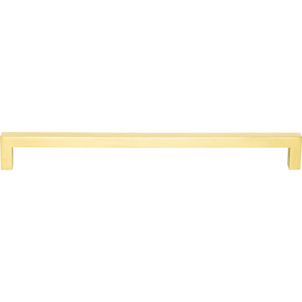 Elements 625-224BG: 224 mm cc Stanton Square Bar Cabinet Pull - Brushed Gold