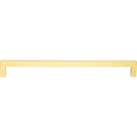 Elements 625-224BG: 224 mm cc Stanton Square Bar Cabinet Pull - Brushed Gold
