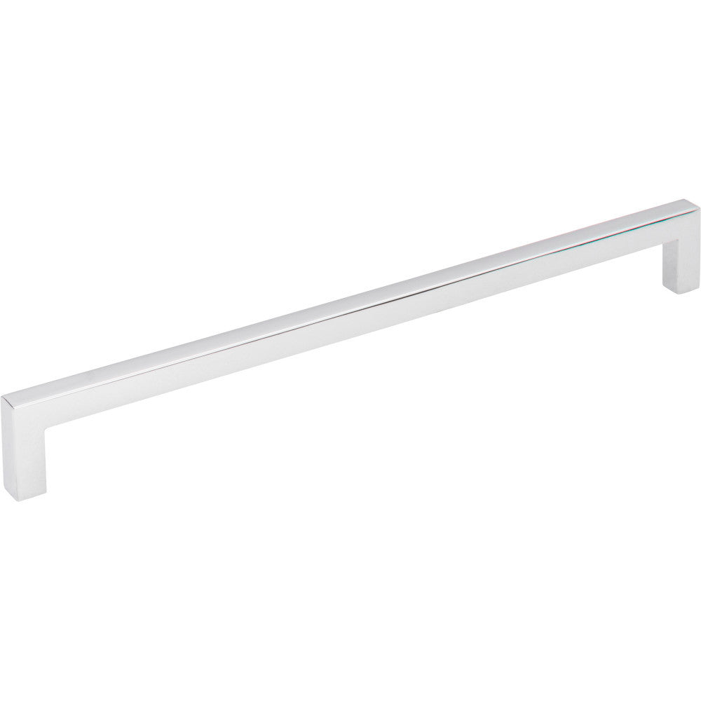 Elements 625-224PC: 224 mm cc Stanton Square Bar Cabinet Pull - Polished Chrome