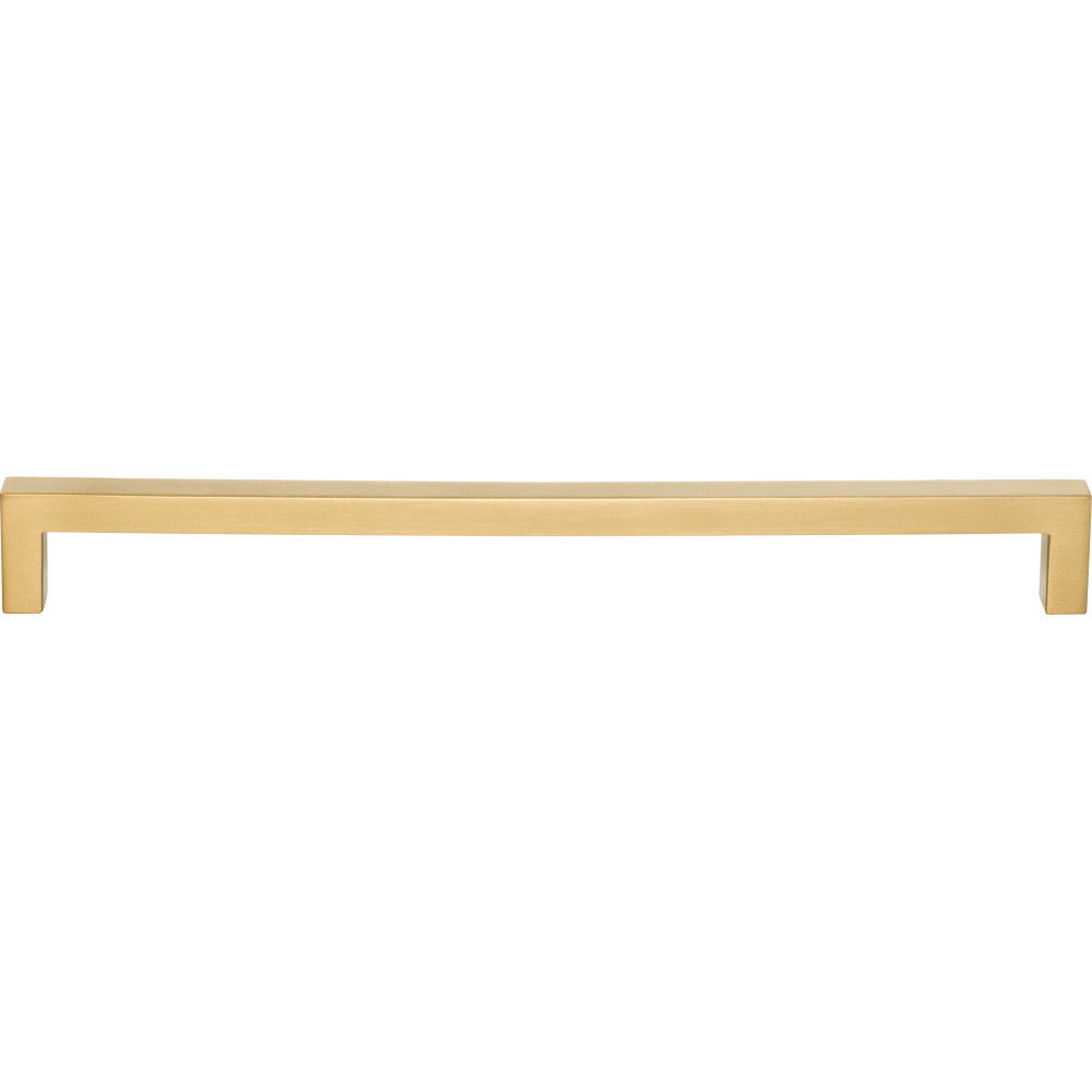 Elements 625-224SBZ: 224 mm cc Stanton Square Bar Cabinet Pull - Satin Bronze