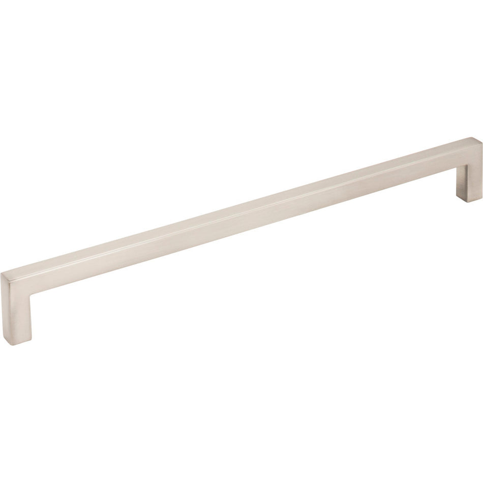 Elements 625-224SN: 224 mm cc Stanton Square Bar Cabinet Pull - Satin Nickel