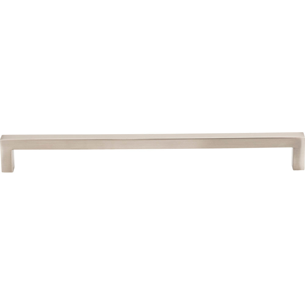 Elements 625-224SN: 224 mm cc Stanton Square Bar Cabinet Pull - Satin Nickel