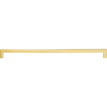 Elements 625-320BG: 320 mm cc Stanton Square Bar Cabinet Pull - Brushed Gold