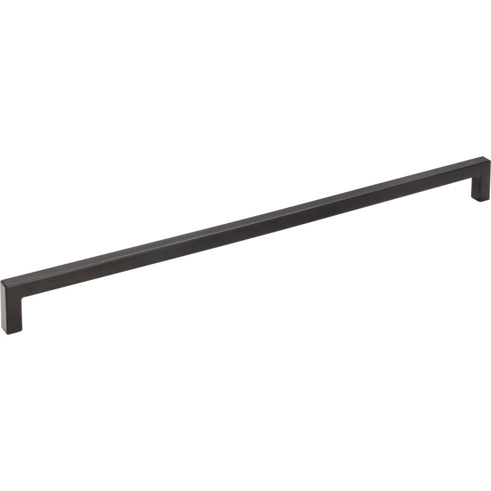 Elements 625-320MB: 320 mm cc Stanton Square Bar Cabinet Pull - Matte Black