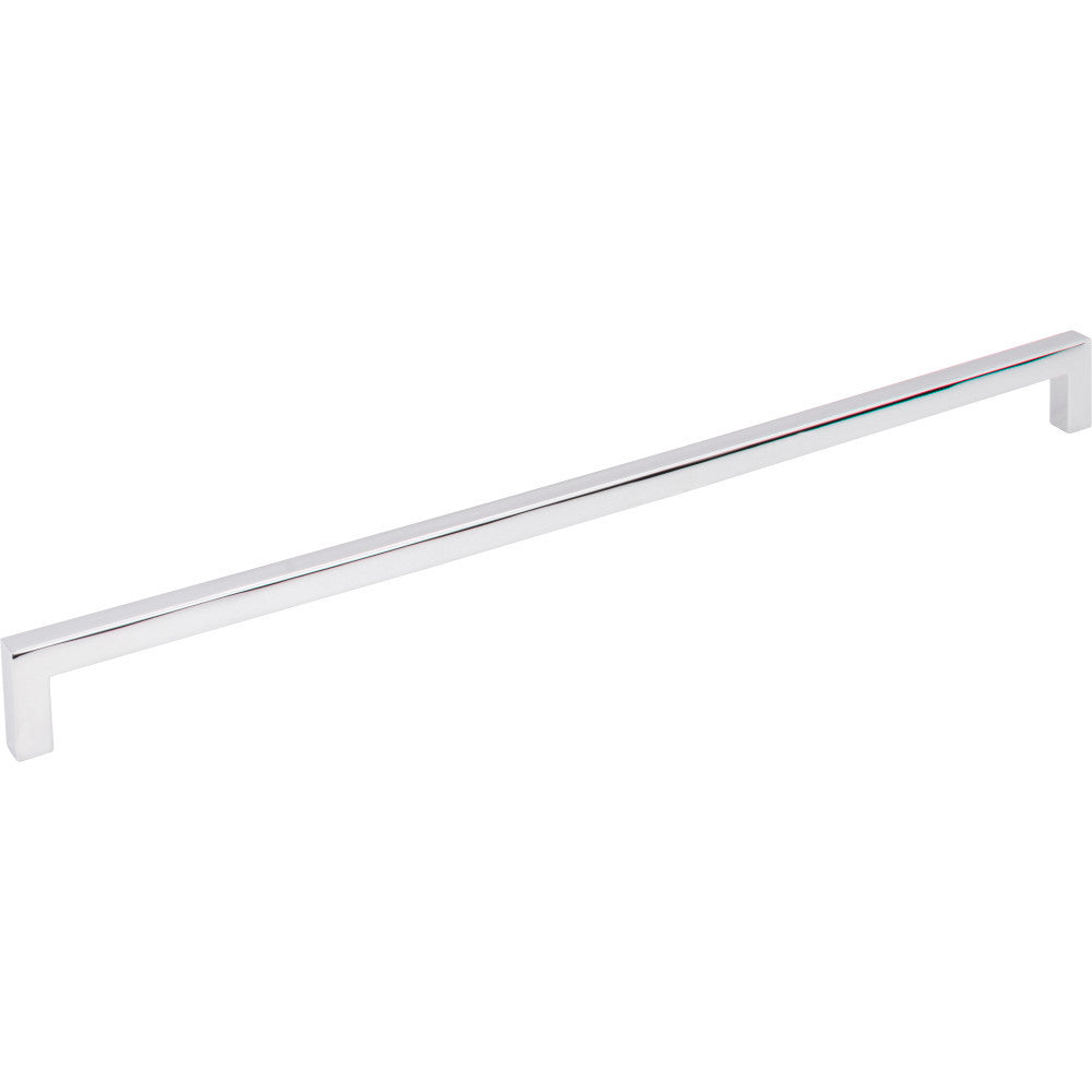 Elements 625-320PC: 320 mm cc Stanton Square Bar Cabinet Pull - Polished Chrome