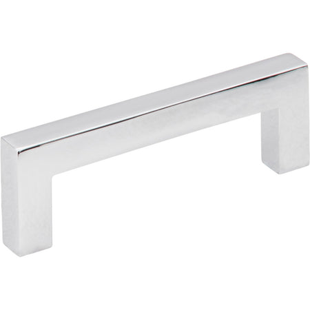 Elements 625-3PC: 3" cc Stanton Square Bar Cabinet Pull - Polished Chrome