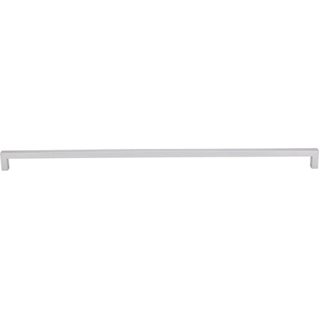 Elements 625-448MS: 448 mm cc Stanton Square Bar Cabinet Pull - Matte Silver