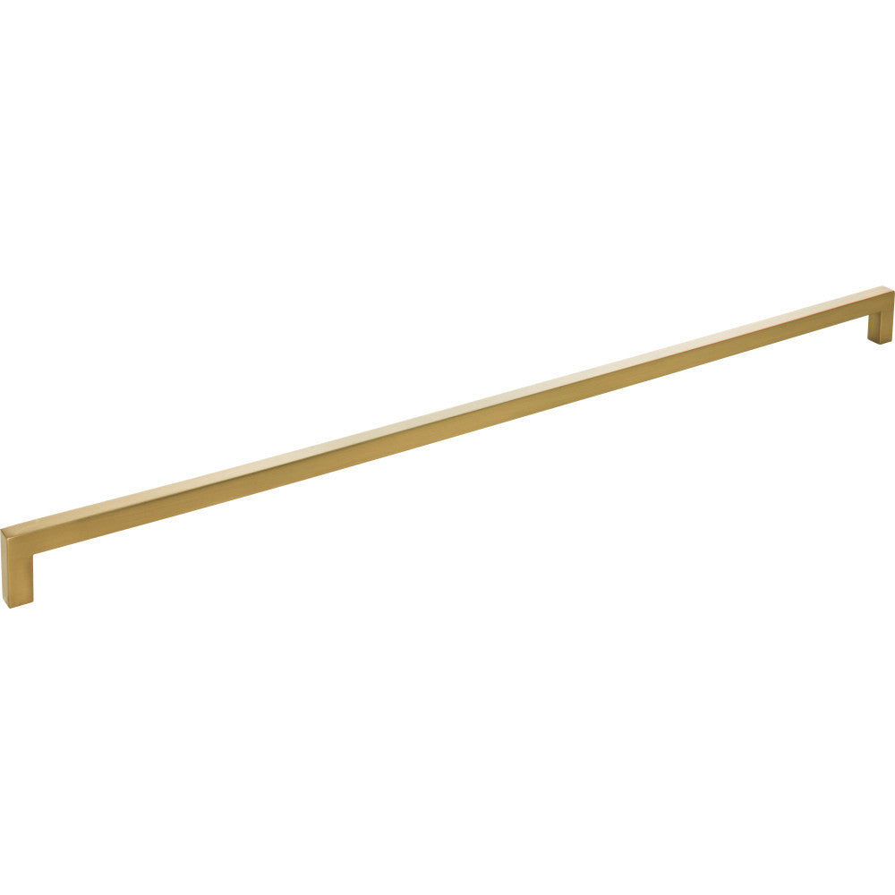 Elements 625-448SBZ: 448 mm cc Stanton Square Bar Cabinet Pull - Satin Bronze